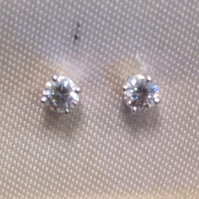 Solitair oorstekers diamant-2