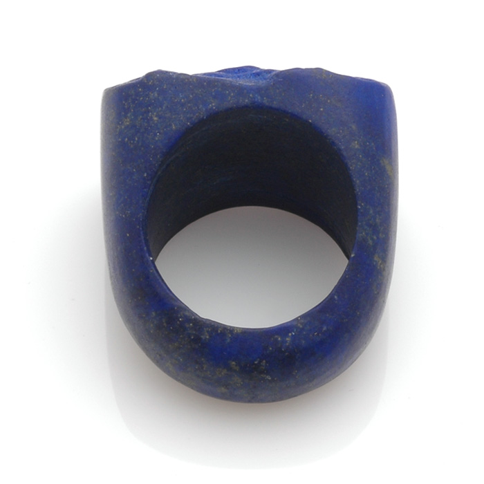 Ring lapis lazuli boven
