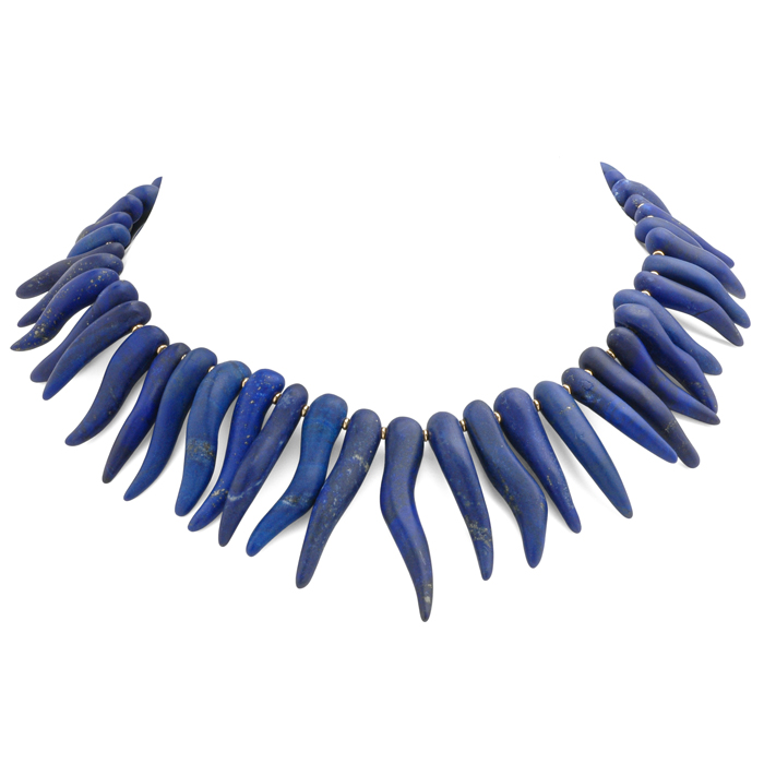 Fantasie collier lapis lazuli voor