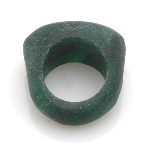 Ring van groene turkoois boven
